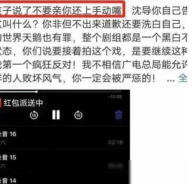 沈导陪睡门录音引爆网络,多名女演员公开聊天记录,震惊不已